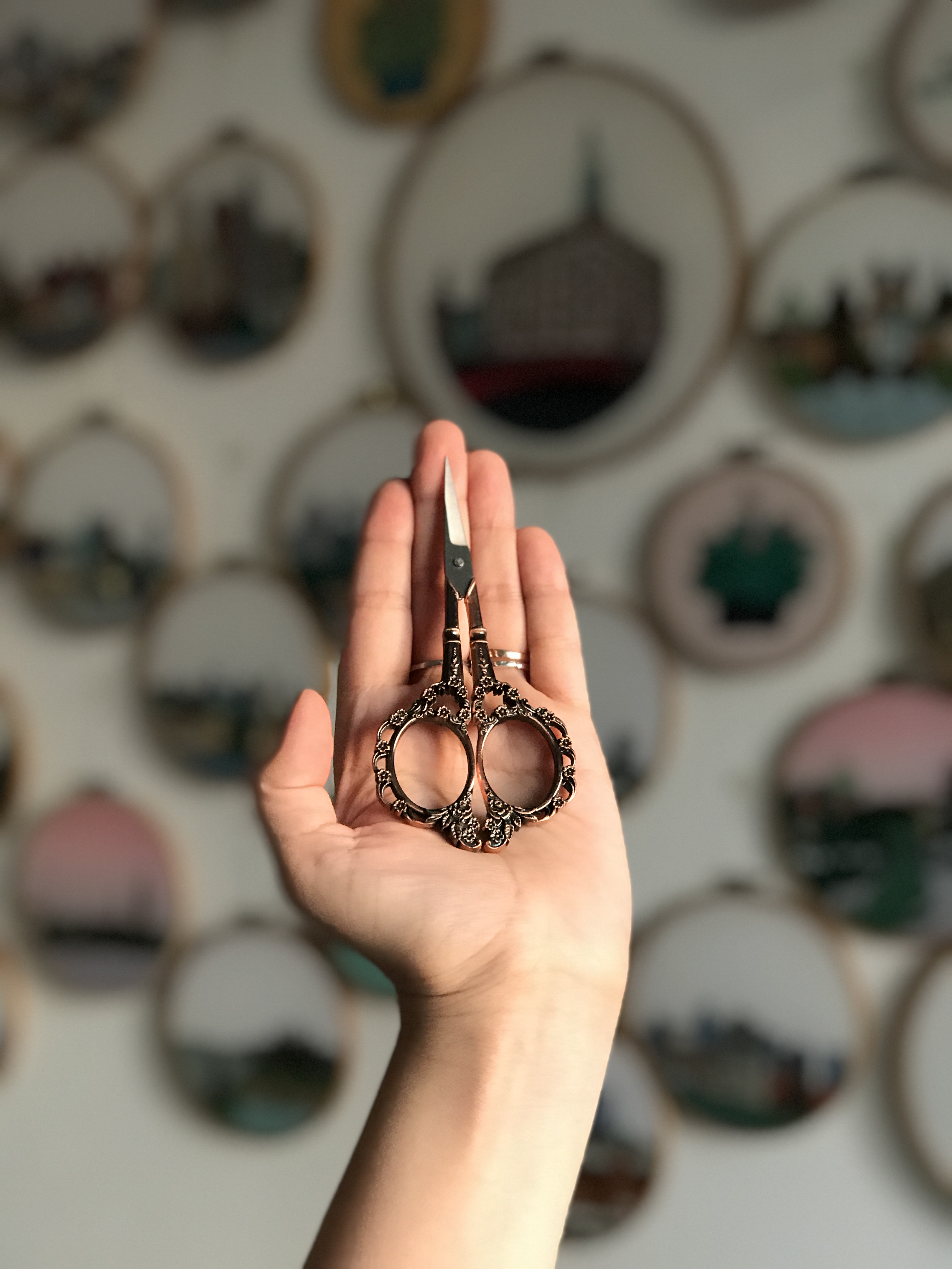 embroidery scissors by @warm_crochet