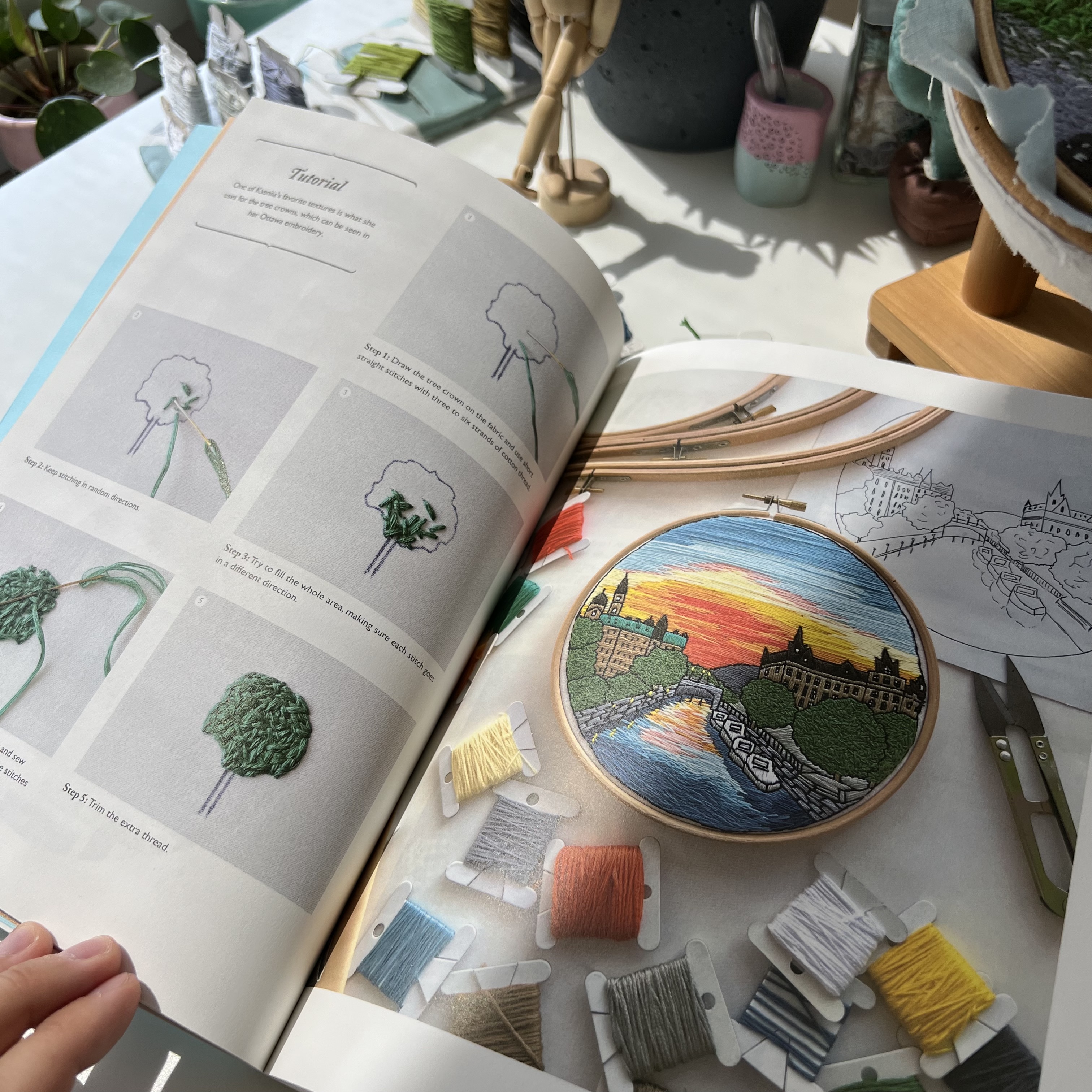 book "Embroidery: Art of stitches"